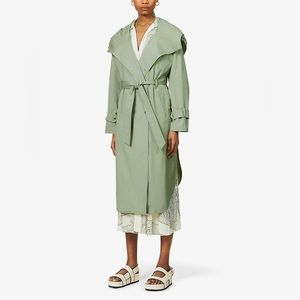 SANDRO PARIS Green raincoat Size L